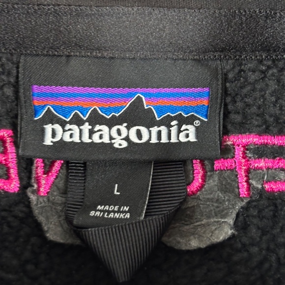 Patagonia Better Sweater Fleece Jacket Womens L Black Full Zip Embroidered Logo - Picture 6 of 11